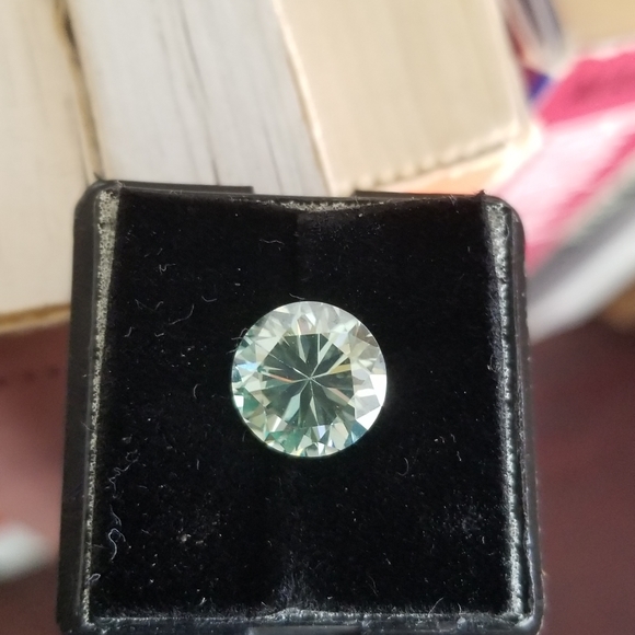 Sale! Loose green moissanite 2.5 carats plus - Picture 12 of 16